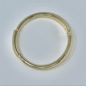 Chico’s Gold Tone Hinged Bangle